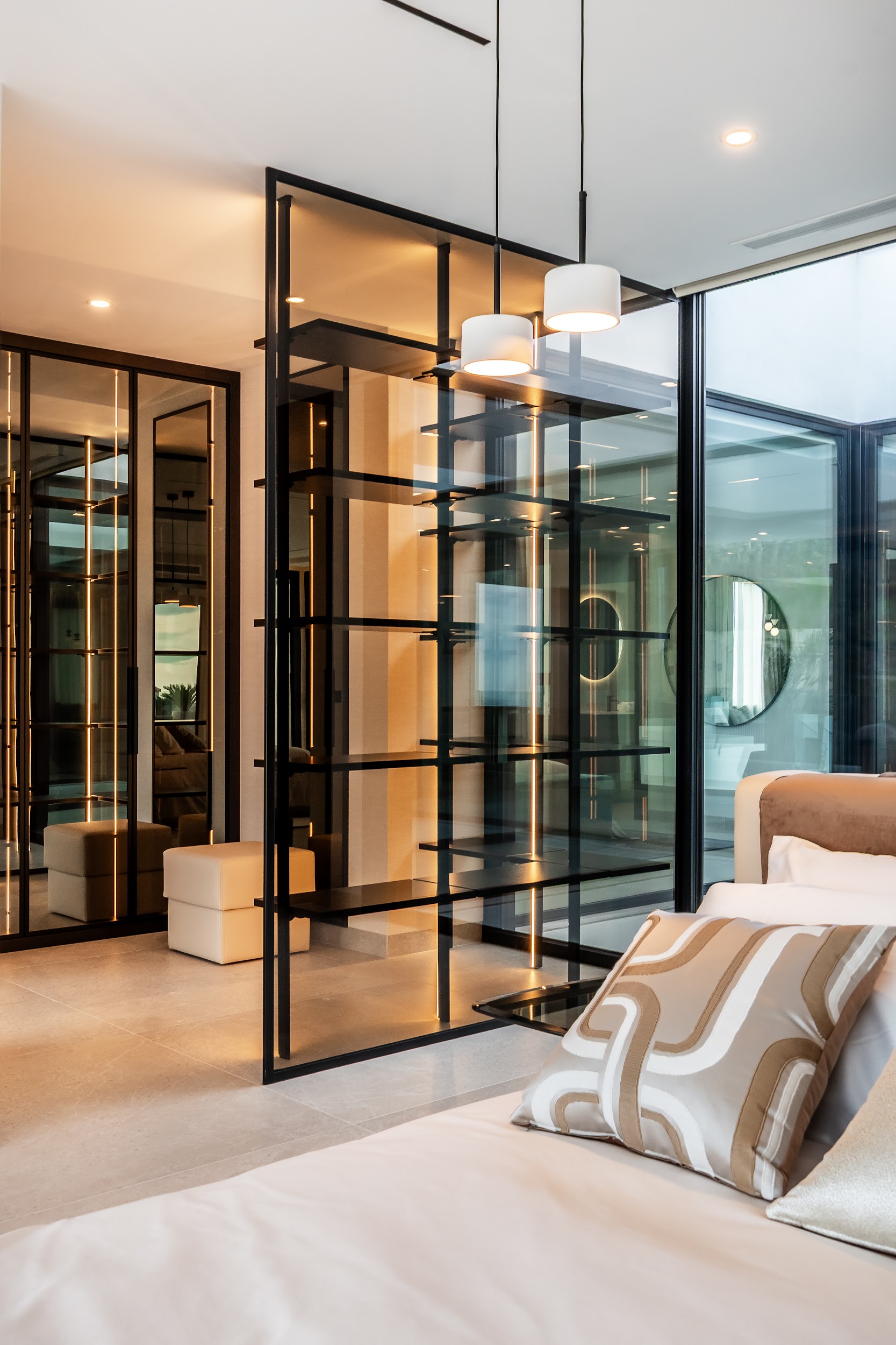Bedroom with dressing room