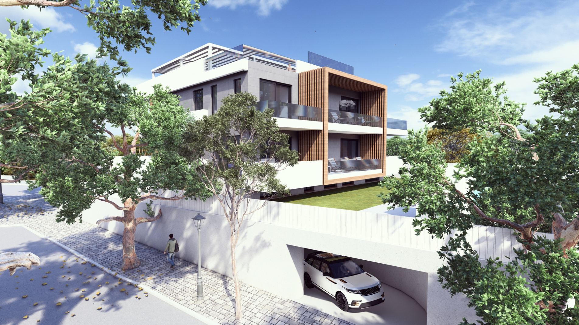 Edificio Viviendas Malaga Este Render Exterior
