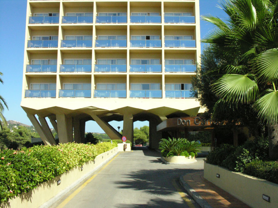 Architectural detail of Hotel Don Carlos, Marbella