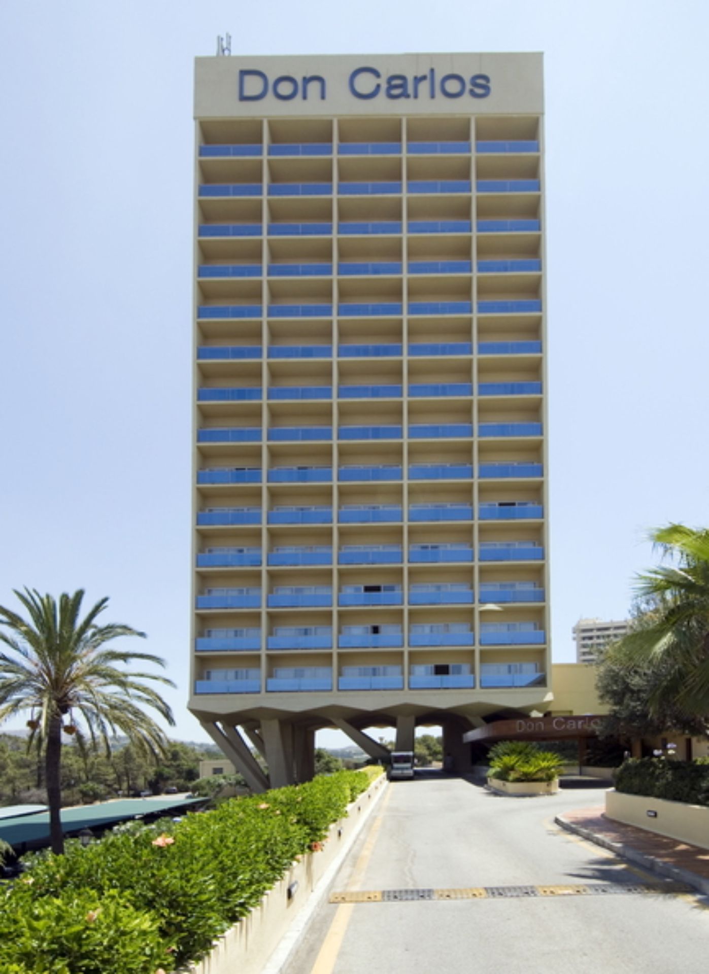 Original drawing of Hotel Don Carlos, Santos Arquitectos