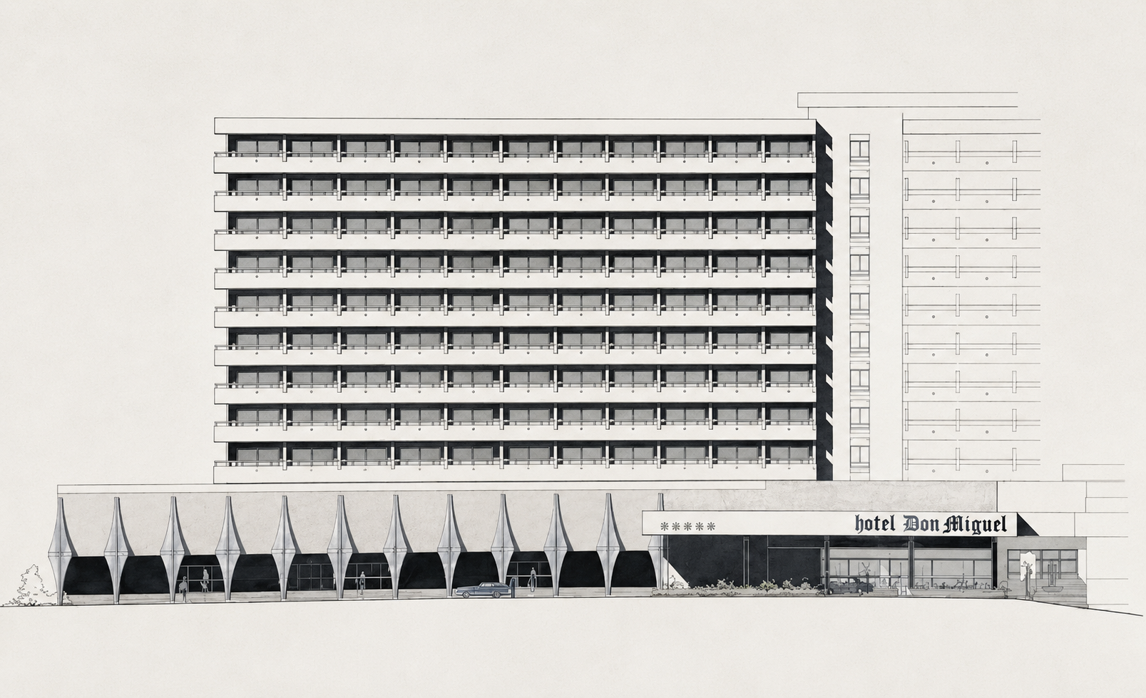 Exterior of Hotel Don Miguel, Marbella