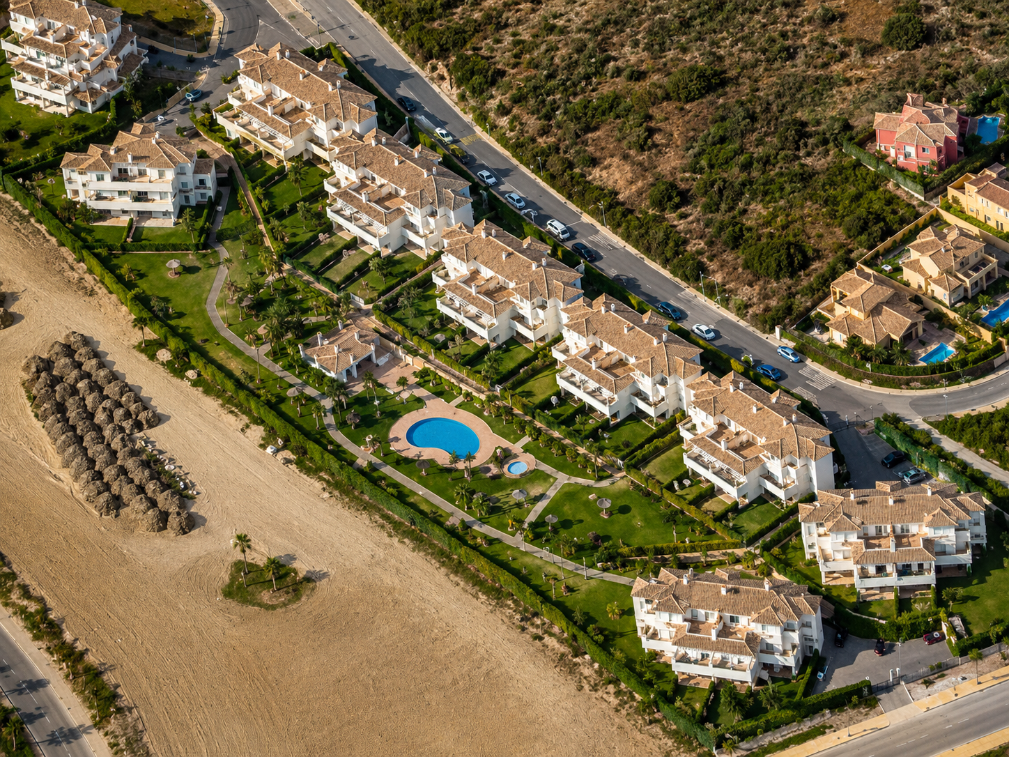 Casares Real — Vista aérea del conjunto